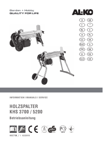 Mode d’emploi AL-KO KHS 5200 Fendeuse à bois