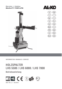 Руководство AL-KO LHS 5500 Дровокол