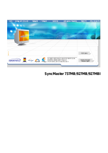 사용 설명서 삼성 927MBI SyncMaster 모니터