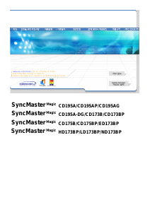 사용 설명서 삼성 LD173BP SyncMaster 모니터