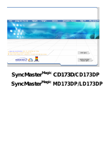사용 설명서 삼성 LD173DP SyncMaster 모니터