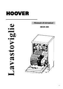Manuale Hoover HEDS 100 BL-S Lavastoviglie