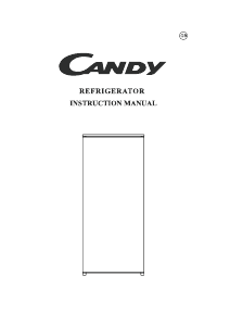 Manual Candy CIO 225E Refrigerator