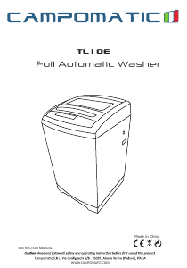 كتيب غسالة ملابس TL10E Campomatic