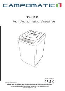Handleiding Campomatic TL12E Wasmachine