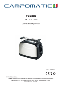 Manual Campomatic TS200 Toaster