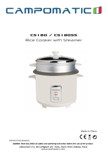 Manual Campomatic CS180 Rice Cooker