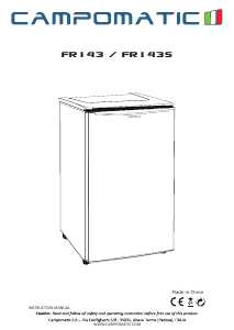 Manual Campomatic FR143 Refrigerator