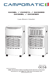 Manual Campomatic GH3EBL Heater