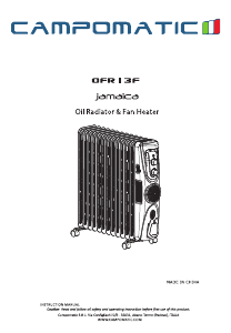 كتيب سخان OFR13F Campomatic