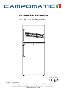 كتيب فريزر ثلاجة FR500SS Campomatic