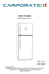 Manual Campomatic FR770MS Fridge-Freezer