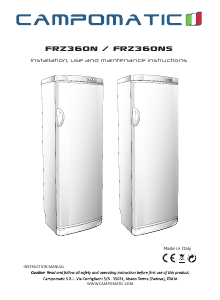 Manual Campomatic FRZ360NS Freezer