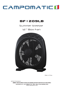 Manual Campomatic BF1209LB Fan