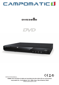 Manual Campomatic DVD3880 DVD Player