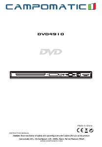 Handleiding Campomatic DVD4910 DVD speler