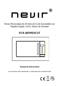 Manual de uso Nevir NVR-6019 MDGST Microondas