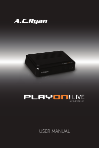 Manual de uso AC Ryan Playon! Live Reproductor multimedia