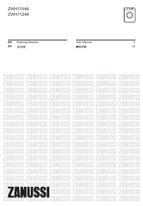 Handleiding Zanussi ZWH 71046 Wasmachine