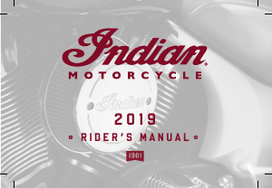 Handleiding Indian Chief Vintage (2019) Motor