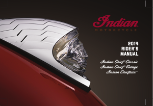 Handleiding Indian Chief Classic (2014) Motor