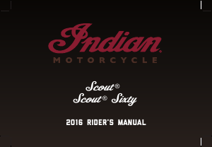 Handleiding Indian Scout (2016) Motor