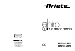 Manuale Ariete 8810 Coprimaterasso elettrico