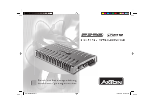 Manual AXTON C609 Car Amplifier