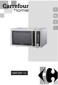 Manual de uso Carrefour Home HMF25P-12 Microondas