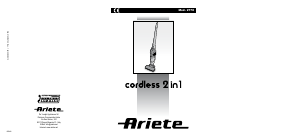Manual Ariete 2770 Vacuum Cleaner