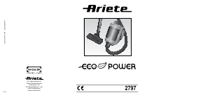 Manual de uso Ariete 2797 Eco Power Aspirador