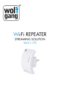 Handleiding Wolfgang WG-1179 Range extender