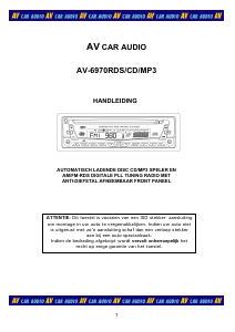 Handleiding Autovision AV-6970RDS Autoradio