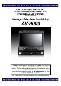 Handleiding Autovision AV-9000 Autoradio