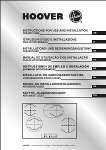 Manual de uso Hoover HVH551X Placa