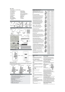 Manual Sunding SD-576A Cycling Computer