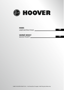 Manual Hoover HVD 640 X Hob