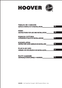 Mode d’emploi Hoover HGS 7040 X Table de cuisson