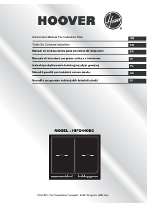 Mode d’emploi Hoover HIFD440BC Table de cuisson