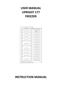 Manual Hoover HBOU 172 Freezer