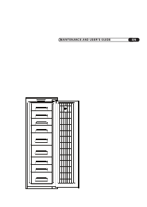 Manual Hoover HBOU 172UK Freezer