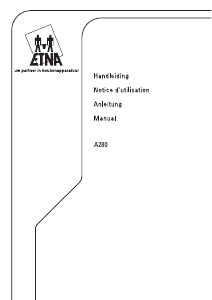 Mode d’emploi ETNA A280 Table de cuisson