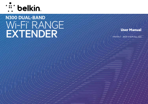 Manual Belkin F9K1111v1 Range Extender