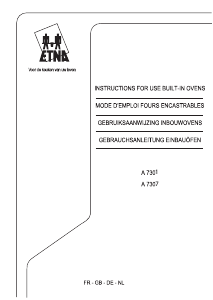 Handleiding ETNA A7301 Oven