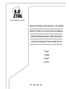 Mode d’emploi ETNA A3312FT Four