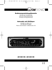 Instrukcja Clatronic AR 589 Radio samochodowe