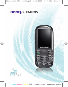 Handleiding BenQ-Siemens E71 Mobiele telefoon