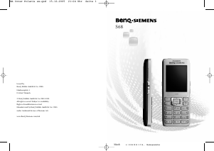 Handleiding BenQ-Siemens S68 Mobiele telefoon