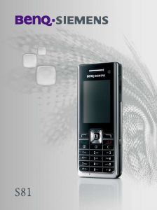Handleiding BenQ-Siemens S81 Mobiele telefoon