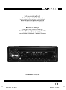 Manual Clatronic AR 736 Car Radio